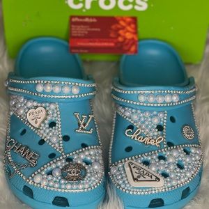 Custom “Designer Luxe Crocs” Handmade by me.